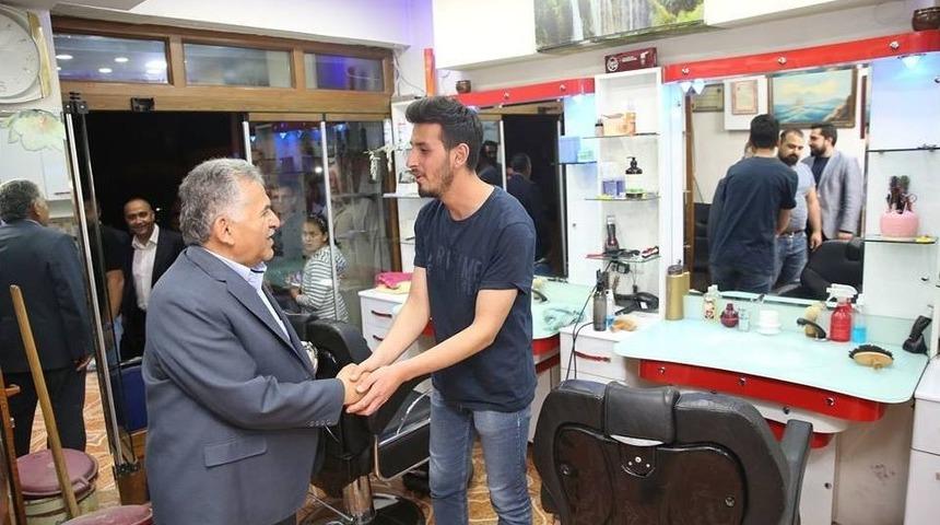 Başkan Memduh B&uuml;y&uuml;kkılı&ccedil;, Osmanlı Mahalle Halkı İle Buluştu