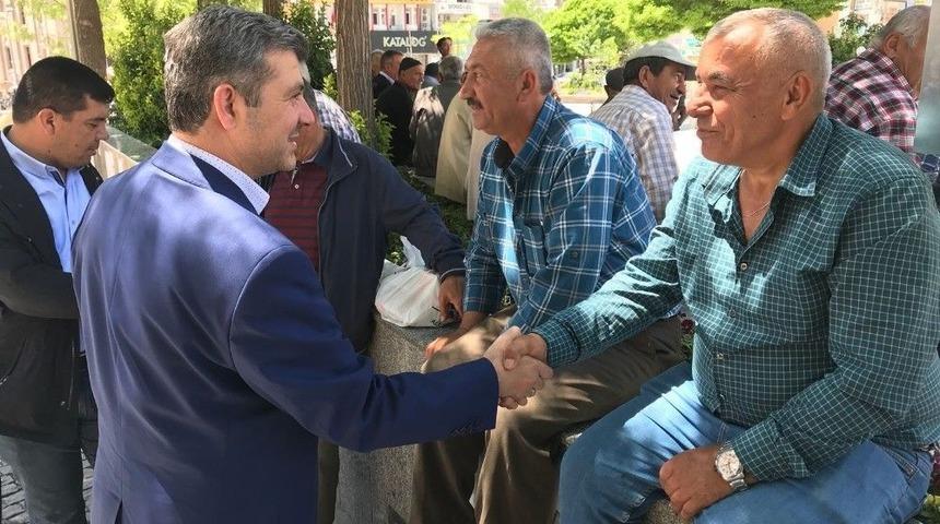 Başkan Altınsoy Vatandaşlarla G&ouml;r&uuml;şt&uuml;