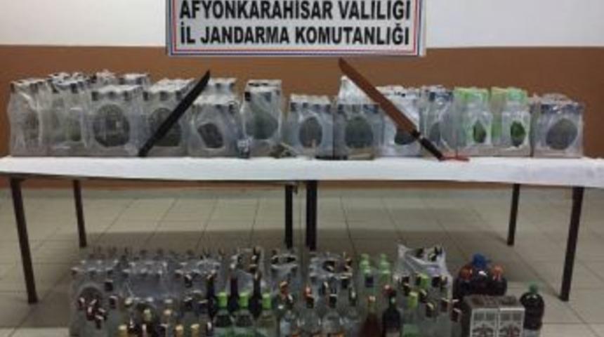 Jandarmadan Ka&ccedil;ak İ&ccedil;ki Operasyonu: 4 G&ouml;zaltı