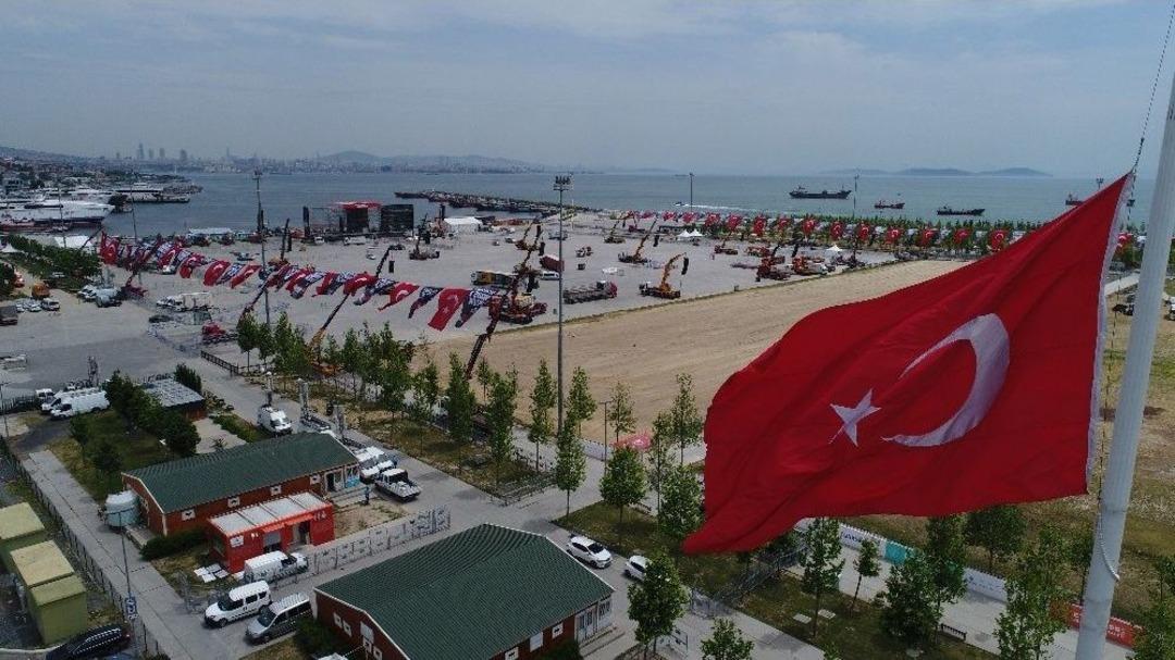 B&uuml;y&uuml;k Kud&uuml;s Mitinginin Yapılacağı Alan Havadan G&ouml;r&uuml;nt&uuml;lendi