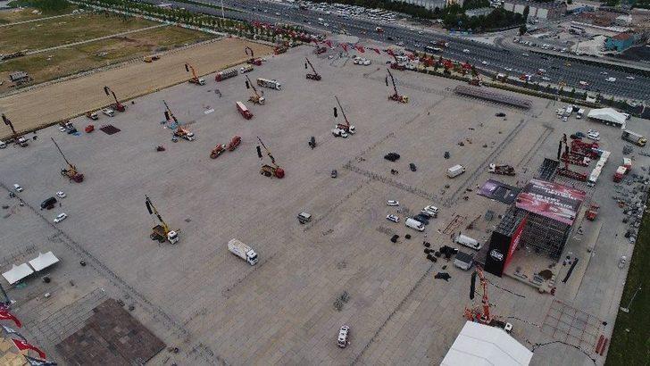 Büyük Kudüs Mitinginin Yapılacağı Alan Havadan Görüntülendi G2