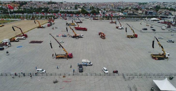 Büyük Kudüs Mitinginin Yapılacağı Alan Havadan Görüntülendi G4