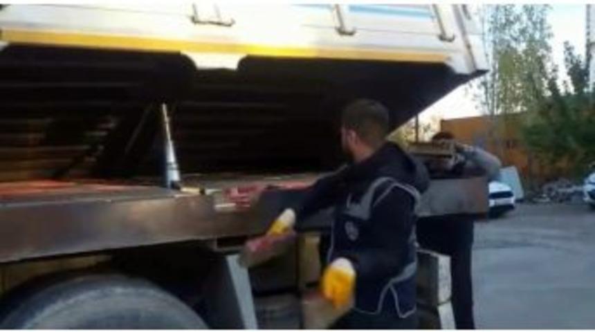 61 Bin Paket G&uuml;mr&uuml;k Ka&ccedil;ağı Sigara Ele Ge&ccedil;irildi