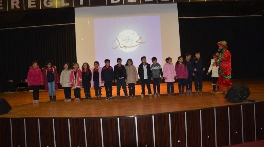 Ereğli&rsquo;de "peygamberimi &Ouml;ğreniyorum" Adlı &Ccedil;ocuk Tiyatrosu Sergilendi