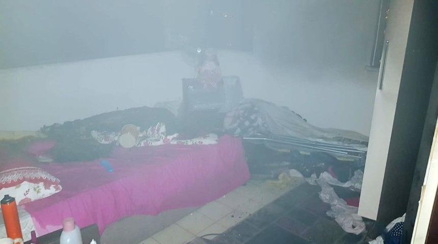 Kavga İhbarına Giden Polis Ev Yangınıyla Karışlaştı