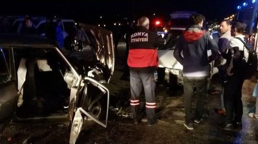 Konya’da Trafik Kazası: 1 Ölü, 3 Yaralı