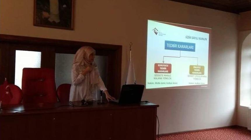 Daday&rsquo;da &ldquo;kadına Şiddet&rdquo; Anlatıldı