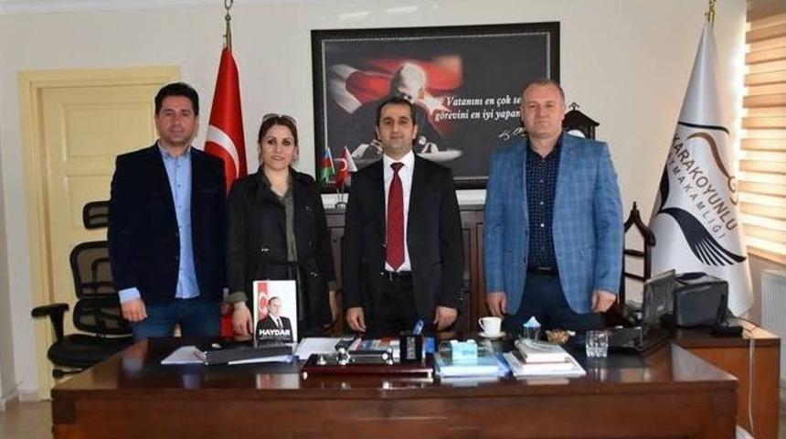 Asimder Başkanı G&uuml;lbey, Kaymakam G&uuml;zel&rsquo;i Ziyaret Etti