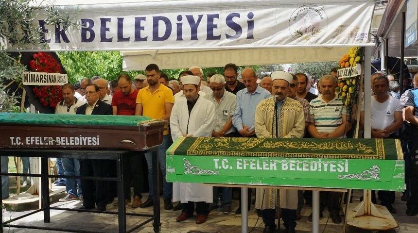 Aydın&rsquo;da Aynı G&uuml;n Vefat Eden Eğitimciler Son Yolculuklarına Uğurlandı