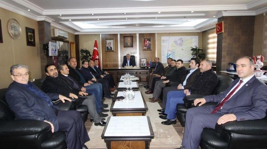 Başkan Memiş M&uuml;siad Y&ouml;netimini Ağırladı