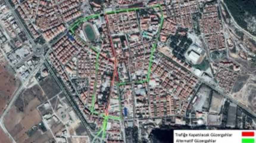 Menteşe&rsquo;de Ana Cadde 3 G&uuml;n Trafiğe Kapanıyor