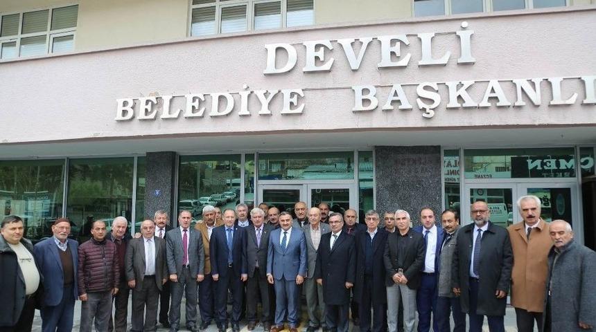 Esnaf Ve Sanatk&acirc;r Odaları Birliğinden Başkan Cabbar&rsquo;a Ziyaret