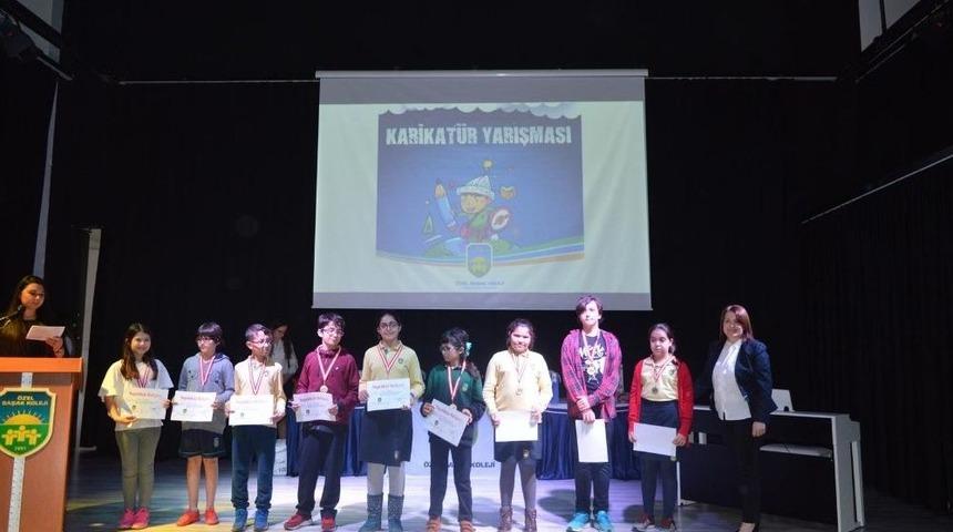 Ayaydın Resim Yarışması&rsquo;nı Kazananlar &Ouml;d&uuml;llendirildi