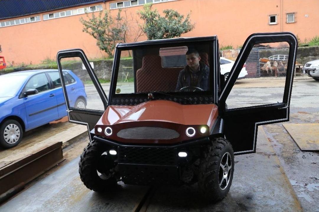 Kendi İmkanları İle Utv Yaptı, Adına Da &rsquo;rahna&rsquo; Dedi