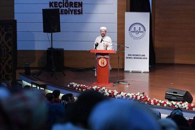 Diyanet İşleri Başkanı Erbaş: “şiddetin Karşısında Susmak, Mümine Yakışan Bir Tavır Değildir”