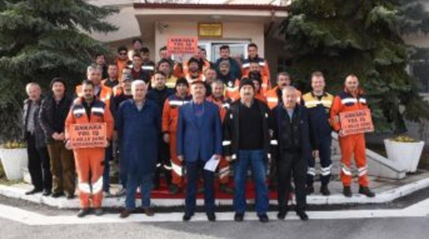 Kızılcahamam Karayolları Taşeron İş&ccedil;ilerinden Kadro Talebi