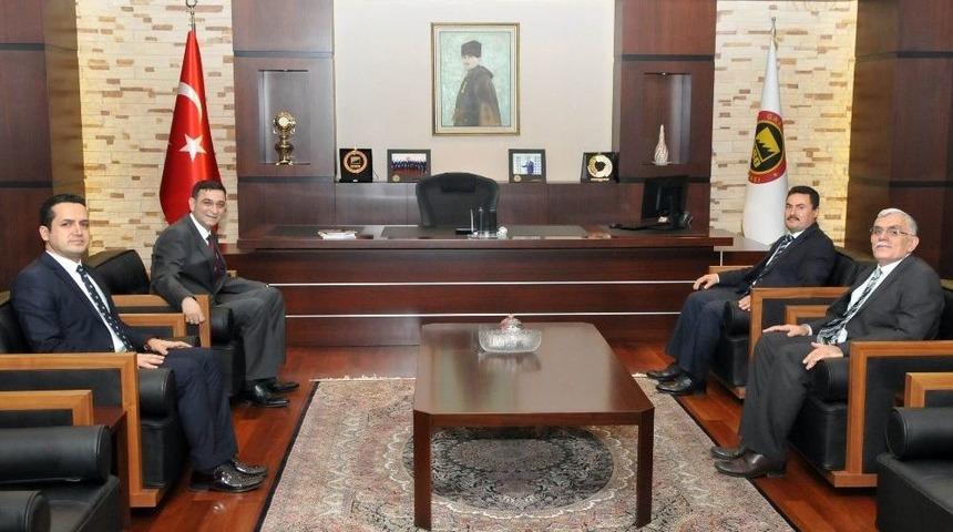 Kurum M&uuml;d&uuml;rlerinden Gso&rsquo;ya Hayırlı Olsun Ziyaretleri