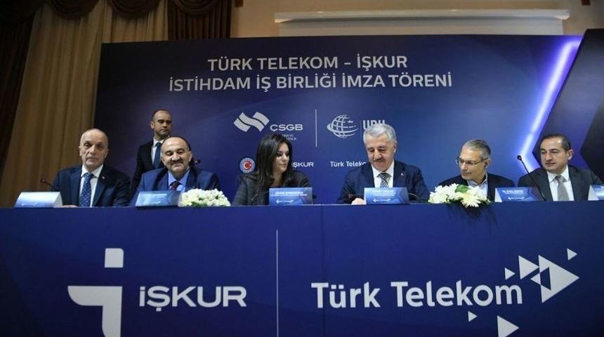 İşkur Ve T&uuml;rk Telekom Arasında 2 Bin 500 Tekniker İstihdam Edilecek