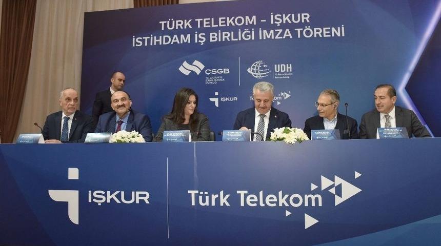 T&uuml;rk Telekom İle İşkur&rsquo;dan İşbirliği