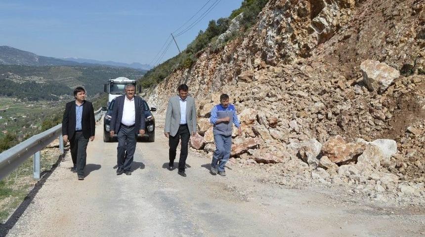 B&uuml;y&uuml;kşehirden, Kaş Sarıbelen Yolu Genişletme &Ccedil;alışmaları