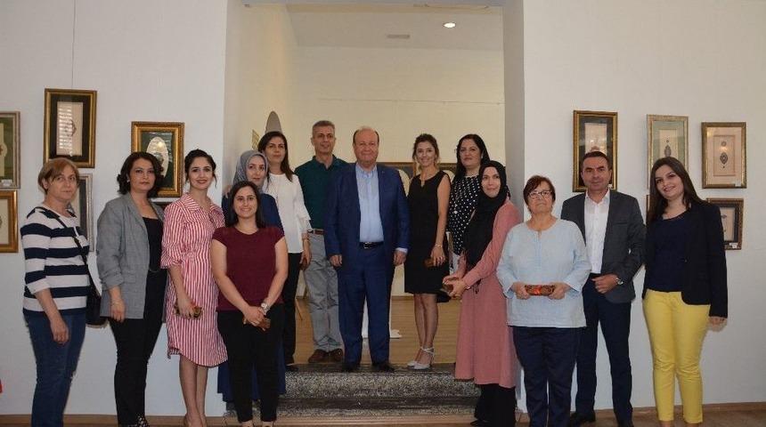 Tezhip Sergisi Sanatseverlerle Buluştu