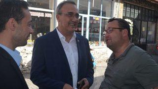 Gökhan Karaçoban Esnafla Kucaklaştı