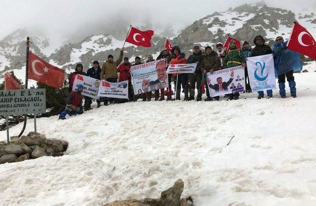 Sivaslı Dağcılar, Muhsin Yazıcıoğlu Anısına Keş Dağına Tırmandı