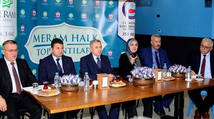 Meram’da Halk Toplantıları Sürüyor