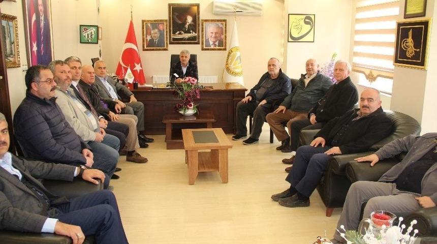 Başkan K&ouml;semusul, Ahmet Soğuk&rsquo;u Makamında Ziyaret Etti