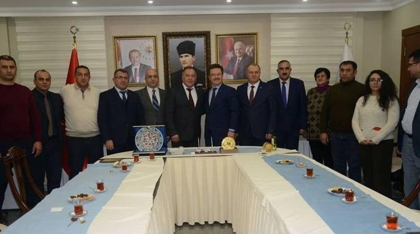 Asimder Ve Azerbaycan Bdm’den Vali Ünlü’ye Ziyaret