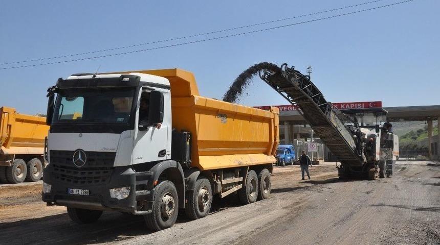 Cilveg&ouml;z&uuml; G&uuml;mr&uuml;k Kapısı Yolu Genişletiliyor