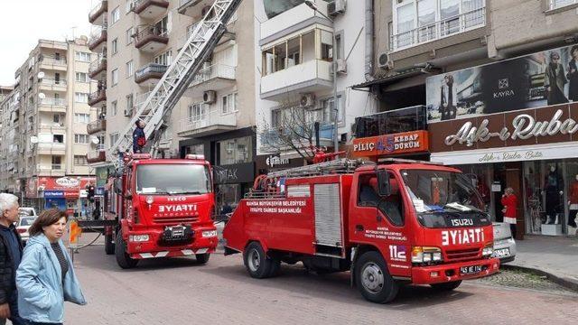 Baca Yangını Korkuttu