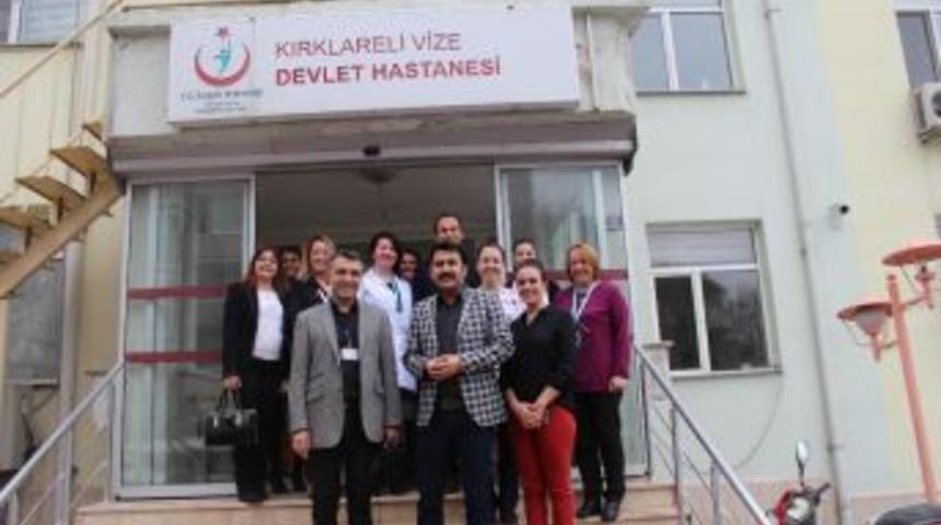 Vize Devlet Hastanesine Kalite Değerlendirmesi Yapıldı