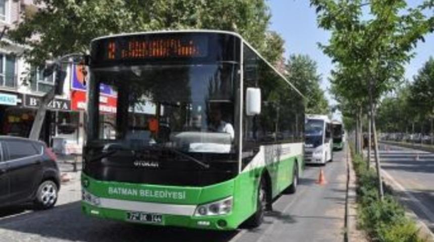 Batman Belediyesi G&uuml;nde 25 Binin &Uuml;zerinde Yolcu Taşıyor