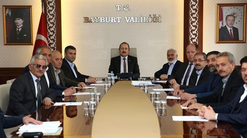 Bayburt Osb M&uuml;teşebbis Heyeti Toplantısı Vali Pehlivan Başkanlığında Ger&ccedil;ekleştirildi