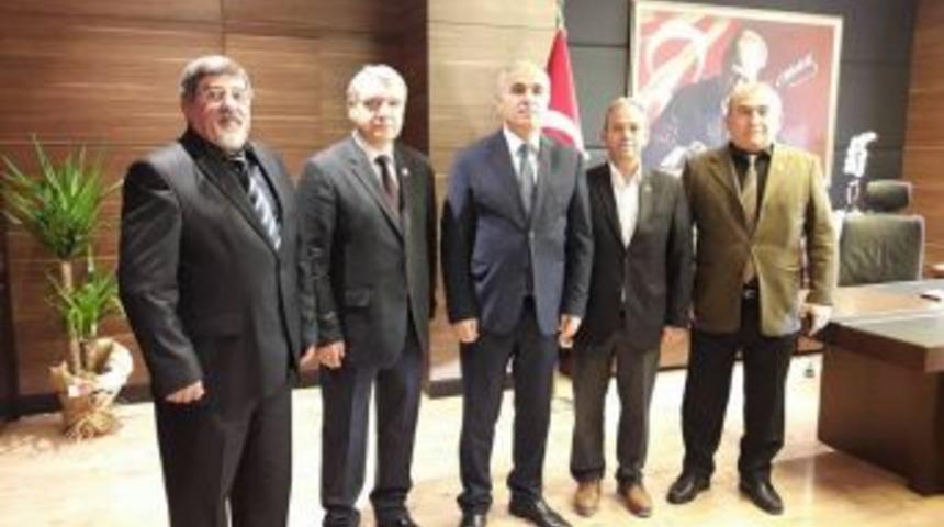 Kaymakam Kılı&ccedil; Muhtarlar Derneği Yeni Y&ouml;netimini Ağırladı