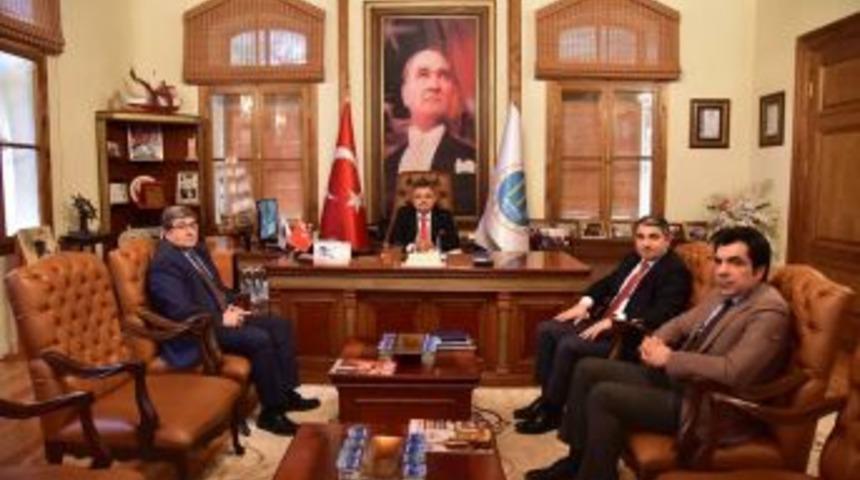 Oedaş İl Müdürü Aykut İle Başkan Yağcı Bir Araya Geldi