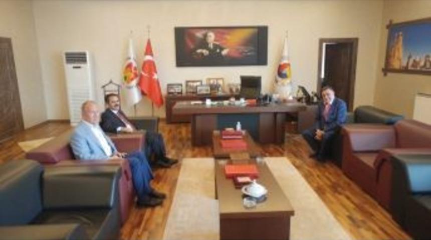 Vali Aktaş, Ntso Başkanı Parmaksız&rsquo;ı Ziyaret Etti