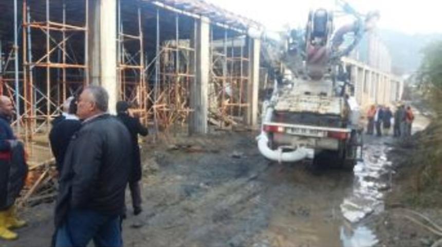 Anamur&rsquo;da İnşaatta G&ouml;&ccedil;&uuml;k: 1 Yaralı