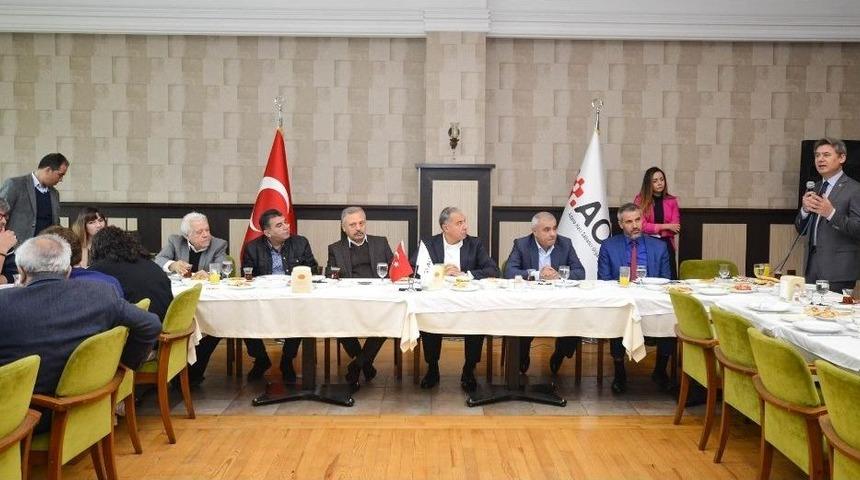 Aosb&rsquo;deki Tekstilciler Buluştu