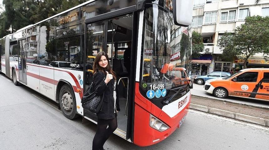 İzmir&rsquo;de Otob&uuml;ste &ldquo;gittiğin Kadar &Ouml;de&rdquo; Sistemi