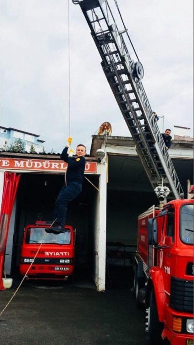 Akçakoca’da İtfaiyeciler Eğitiliyor