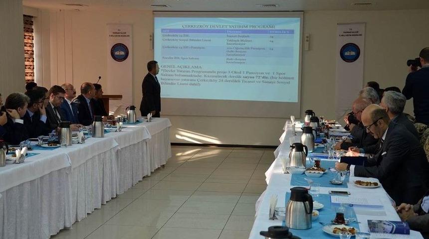 İl Milli Eğitim M&uuml;d&uuml;rl&uuml;ğ&uuml; Değerlendirme Toplantısı