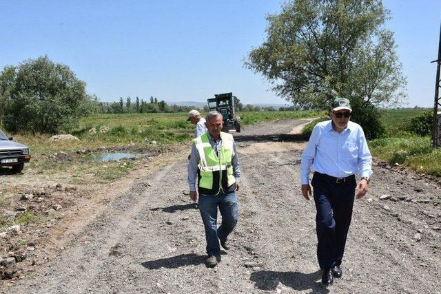 İnönü’de Yollar Yenileniyor