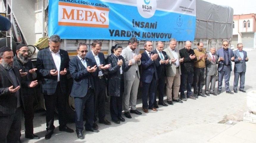 T&uuml;msiad Ve Beşir Derneğinden Suriyelilere Gıda Yardımı