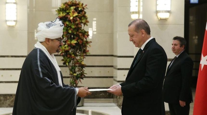Cumhurbaşkanı Erdoğan, Sudan B&uuml;y&uuml;kel&ccedil;isini Kabul Etti
