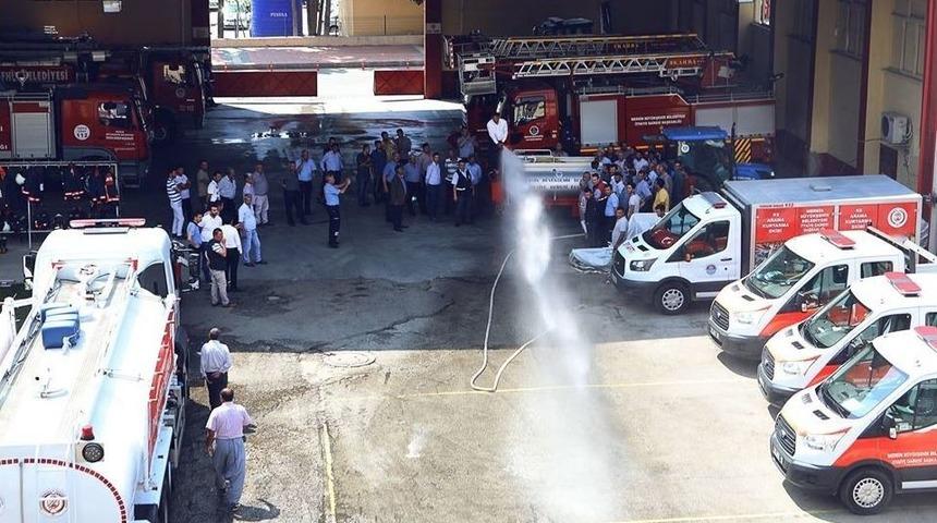 Mersin&rsquo;de G&ouml;n&uuml;ll&uuml; İtfaiyecilik Eğitimleri Devam Ediyor