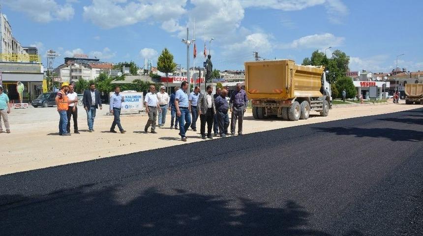 Korkuteli&rsquo;nde Sıcak Asfalt Başladı