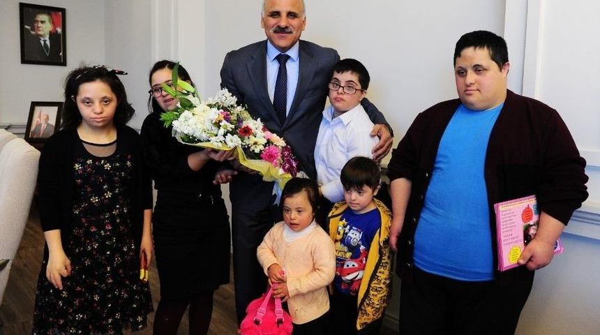 Down Sendromlu &Ccedil;ocuklardan Zorluoğlu&rsquo;na Ziyaret