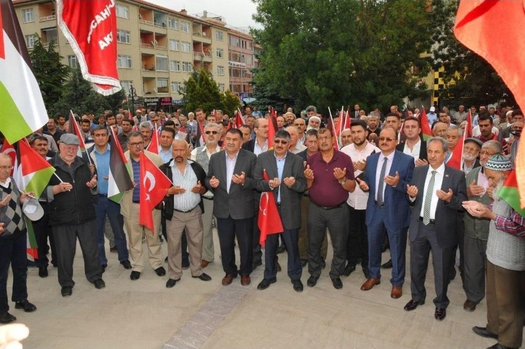 Akşehir&rsquo;de &lsquo;davamız Kud&uuml;s, Acımız Kud&uuml;s&rsquo; Mitingi
